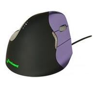 KOMELEC FRANCE Souris verticale USB 6 boutons noire Mouse 4 petite taille droitier Noir