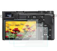 Komet A6300 Lot de 3 films protecteurs d'écran pour appareil photo Sony a6600 a6400 a6300 A6100 a6000 en verre trempé 9H anti-rayures, anti-bulles et anti-poussière