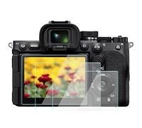 Komet A7R5 Lot de 3 protections d'écran en verre pour appareil photo Sony Alpha 7R V plein cadre sans miroir, verre trempé 9H, anti-rayures, anti-bulles, anti-poussière