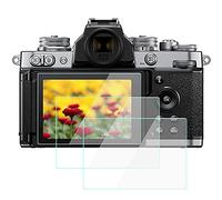 Komet Lot de 3 films de protection d'écran en verre trempé pour appareil photo Nikon Z FC DX-Format 9H - Anti-rayures - Ultra fins et ultra transparents