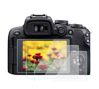 Komet Lot de 3 protecteurs d'écran R10 compatibles avec appareil photo Canon EOS R10, WH1916 en verre trempé 9H, anti-rayures, anti-bulles, anti-poussière