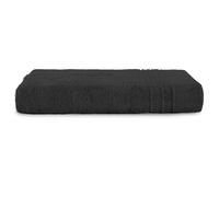 Komfortec 1 Serviette de Sauna 100 x 200 cm 100% Coton XXL - Grandes Serviettes de Sauna Douces à séchage Rapide - Noir