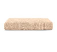 Komfortec 1 Serviette de Sauna 100 x 200 cm 100% Coton XXL - Grandes Serviettes de Sauna Douces à séchage Rapide - Beige
