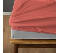 Komfortec Drap-Housse 160 x 200 cm, pour lit à sommier tapissier jusqu'à 15 cm - 30 cm de Hauteur du Matelas, Poudre