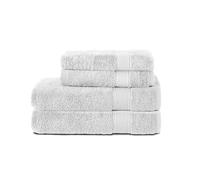 Komfortec Ensemble de Serviettes 4 Pièces, 2 Serviettes de Bain 70x140 cm et 2 Serviettes de Toilette 50x100 cm,Linge de Bain Coton Doux et Absorbant, Blanc