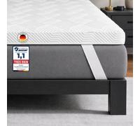 Komfortec Surmatelas Gel 140x200 cm, 5 Zones, H3/H4, Hauteur 7 cm