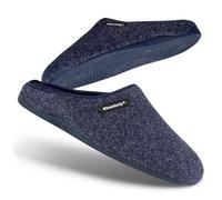 Komforty Pantoufles pour homme et femme - Antidérapantes - Pour l'intérieur et l'extérieur - Pantoufles chaudes, bleu marine, 37 EU