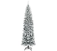 KOMFOTTEU Arbre de Noël Artificiel 230 cm, Arbre Enneigé Pliable, Décoration de Noël à 641 Branches, Sapin de Noël Réaliste avec Support en Métal, pour Maison, Bureau, Magasins