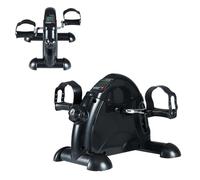 KOMFOTTEU Pédalier Électrique avec Écran LCD, Appareil Elliptique Électrique, Résistance réglage Manuel, Vélo Elliptique 2 en 1, Entraînement des Jambes et des Bras, pour Maison, Bureau (Noir)