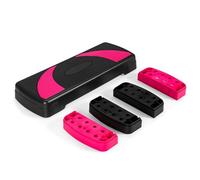 KOMFOTTEU Step de fitness avec hauteur réglable entre 10/15/21 cm, pas d'aérobic avec pieds amovibles, plate-forme Stepper Sport avec capacité jusqu'à 250 kg, entraînement à la maison et à la salle de