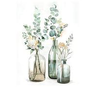 Komicea Diamond Painting Complet Kit, Broderie Diamant Plein Diamond Painting Stitch, DIY 5D Peinture Numéro Adulte Enfant Point de Croix pour Salon Chambre Mural Décor (30 x 40cm)