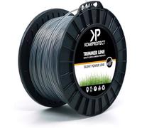komiprotect® Fil pour débroussailleuse hélicoïdale - Fil pour débroussailleuse Silent Power robuste et durable (2,65 mm x 68 m)