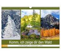 Komm, ich zeige dir den Wald (Wandkalender 2026 DIN A3 quer), CALVENDO Monatskalender: Schöne Wälder in den Bergen im Salzburger Land