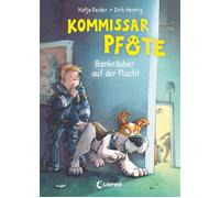 Kommissar Pfote (Band 10) - Bankräuber auf der Flucht Begleite den beliebten Hunde-Held bei seiner Spurensuche - Lustiger Kinderkrimi zum Vorlesen und ersten Selberlesen ab 6 Jahren - Katja Reider - L