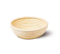 KoMo 06010 Panier à pédale rond en bois véritable Blanc