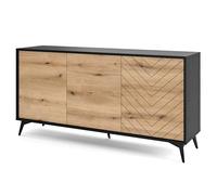 Komodee Buffet Jasper K154 - Largeur 154 cm, Hauteur 77 cm, Profondeur 39 cm