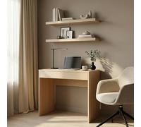 Komodee Bureau Forde - Spacieux - avec Tiroir - Chêne Sonoma - Largeur 75 cm, Hauteur 75 cm, Profondeur 50 cm