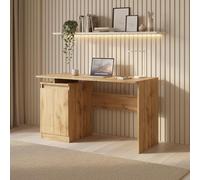 Komodee Bureau Sola Chene Wotan 120x73x59 cm V1 | Bureau SOLA - Spacieux - Ferme - Chêne Wotan - Largeur 120 cm, Hauteur 73 cm, Profondeur 59 cm