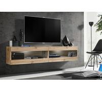 Komodee, Ensemble de Meubles, Tivoli SET4, Wotan/Wotan, Largeur 200cm x Hauteur 41cm x Profondeur 35cm, sans LED, pour Salon, Chambre à Coucher