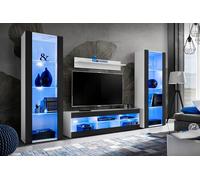 Komodee Ensemble TV Tivoli Grande A1 Blanc/Noir 250x159x35 cm