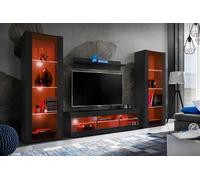 Komodee Ensemble TV Tivoli Grande A2 Noir/Noir 250x159x35 cm