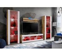 Komodee Ensemble TV Tivoli Grande A2 Wotan/Blanc 250x159x35 cm