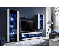 Komodee Ensemble TV Tivoli Medio A1 Noir/Blanc 250x159x35 cm