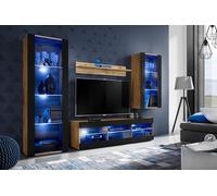 Komodee Ensemble TV Tivoli Medio A1 Wotan/Noir 250x159x35 cm