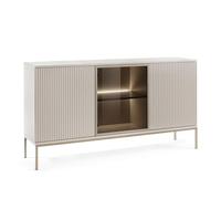 Komodee Laval K154 - Buffet, Cachemire avec lamelles, Largeur 154 cm, Hauteur 83 cm, Profondeur 39 cm