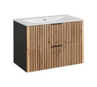Komodee Meuble Salle de Bain Arvida Blanc 80x59x46 cm