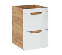 Komodee Meuble Salle de Bain Arvida Chene/Gris 80x59x46 cm