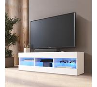 Komodee Meuble TV Tivoli A1 Blanc/Blanc 140x40,5x35,5 cm