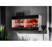 Komodee Vitrine Savona Blanc/Blanc 100x50x30 cm