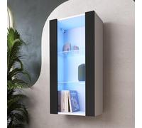 Komodee Vitrine Suspendue Tivoli A2 Blanc/Blanc 50x100x29 cm