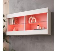 Komodee Vitrine Suspendue Tivoli A2 Noir/Noir 50x100x29 cm