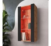 Komodee Vitrine Suspendue Tivoli Blanc/Wotan 50x100x29 cm