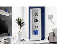 Komodee Vitrine Tivoli Wotan/Noir 55x159x35 cm
