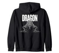 Komodo Dragon Moniteur Vintage Komodo pour Amoureux des Reptiles Sweat à Capuche