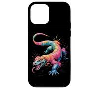 Komodo Dragon Poster coloré Motif éclaboussures de Peinture Coque pour iPhone 12 Mini