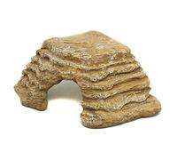 Komodo Rampe d'angle en grès pour terrariums et vivariums - Cachette d'aquarium - Habitat de Jungle Durable et réaliste