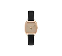 KOMONO Kate Black Rose Montre analogique à Quartz Japonais pour Femme avec Bracelet en Cuir