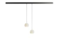 Komot Kos Duo S Rail 200 cm, rail 200cm, noir mat, câble acier inoxydable