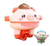 Komp Jouet de cochon d'équilibre - Jeu de cochon vacillant Jouet d'équilibre Gyroscope Figurine de danse à la corde Modèle de stabilité rotative Figurine de défi de mouvement physique Kit