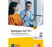 Kompass DaF B1+ - Livre + cahier d'activités - Collectif - Klett Maison Des Langues - Livre CD - Méthode de langue CD