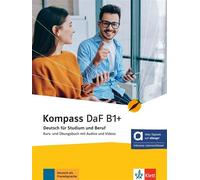 Kompass DaF B1+ - Livre + cahier d'activités hybride - Collectif - Klett Maison Des Langues - Livre CD - Méthode de langue CD