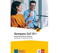 Kompass DaF B1+ - Pack CD/DVD - Collectif - Klett Maison Des Langues - Livre CD - Méthode de langue CD