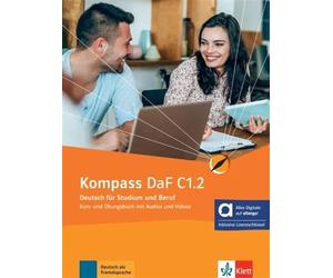 Kompass DaF C1.2 - Livre + cahier d'activités hybride - Collectif - Klett Maison Des Langues - broché - Méthode de langue