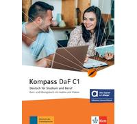 Collectif – Kompass DaF C1 – Livre + cahier d'activités hybride – Broché
