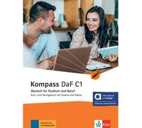 Collectif – Kompass DaF C1 – Livre + cahier d'activités hybride – Broché