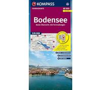 KOMPASS Fahrradkarte 3333 Bodensee 1:70.000: reiß- und wetterfest